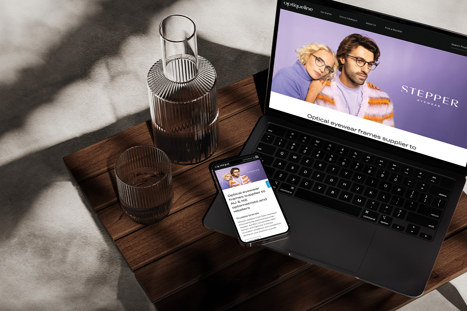 Erika Desfontaines new Optique Line Website